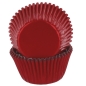 Preview: Cupcake Backförmchen - Metallic Rot